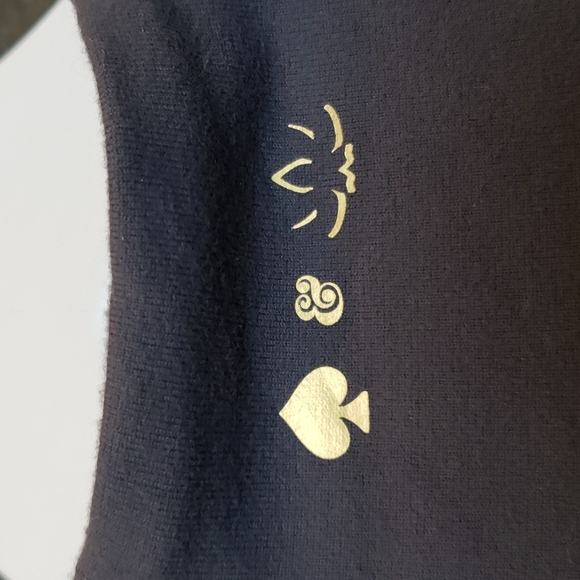 KATE SPADE x BEYOND YOGA Arica Grey Neck Bow Front Zip Jacket sz S Women's NEW - Picture 7 of 16